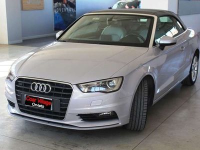 Usata Audi A3 Cabriolet Ambition 110 CV (80 kW) 2014 Grigio Cabrio