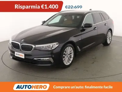 Usata BMW 520 Luxury Line 190 CV (139 kW) 2017 Nero Station wagon