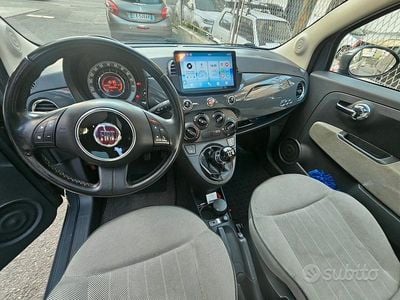 Usata Fiat 500 Lounge 69 CV (50 kW) 2009 Grigio Cabrio