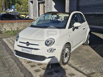 Usata Fiat 500C Lounge 69 CV (50 kW) 2017 Bianco Cabrio