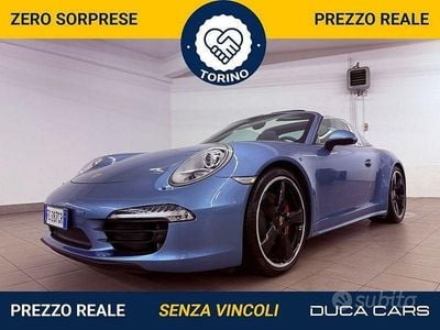 Usata Porsche 911 Targa 4S 400 CV (294 kW) 2016 Blu/azzurro Cabrio