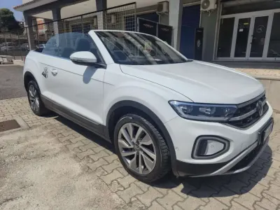 Usata VW T-Roc Cabriolet Style 110 CV (80 kW) 2022 Bianco Cabrio