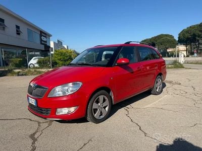Usata Skoda Fabia GreenLine 75 CV (55 kW) 2014 Rosso Station wagon