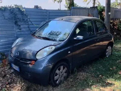Usata Nissan Micra Acenta 80 CV (58 kW) 2003 Grigio Utilitaria