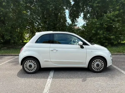 Usado Fiat 500 Lounge 69 CV (50 kW) 2010 Blanco Utilitario