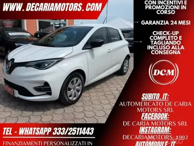 Usata Renault Zoe Life 50 kW (69 CV) 2022 Bianco Utilitaria