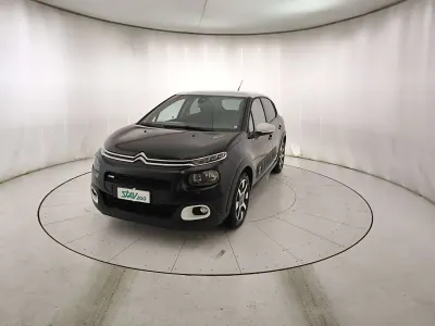 Begagnad Citroën C3 PureTech 82 HK (60 kW) 2017 Svart Sedan