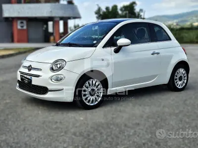 Usata Fiat 500 Lounge 95 CV (69 kW) 2016 Bianco Berlina