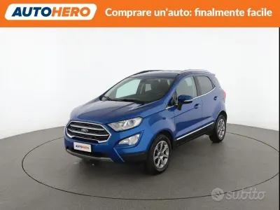 Second-hand Ford Ecosport 99 CP (72 kW) 2018 Albastru SUV