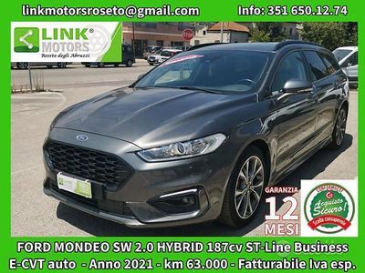 Usata Ford Mondeo Business Edition 187 CV (137 kW) 2021 Grigio scuro Station wagon