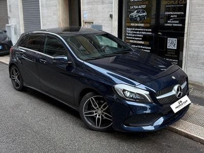 Usata Mercedes A160 Premium 90 CV (66 kW) 2016 Blu Berlina
