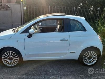 Usata Fiat 500 Lounge 100 CV (73 kW) 2008 Blu Berlina