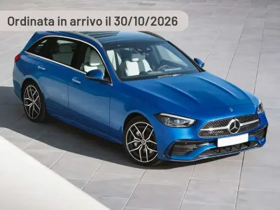 Usata Mercedes C200 Advanced Plus 204 CV (150 kW) 2024 Argento Station wagon