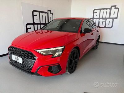 Usata Audi A3 Advanced 150 CV (110 kW) 2021 Rosso Berlina
