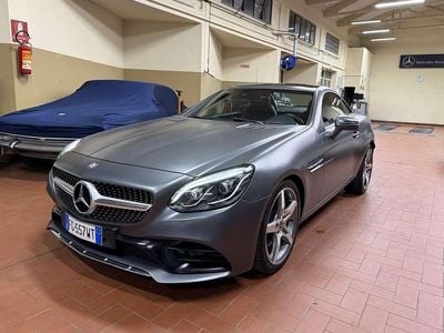 Usata Mercedes SLC180 AMG line 156 CV (114 kW) 2017 Grigio Cabrio