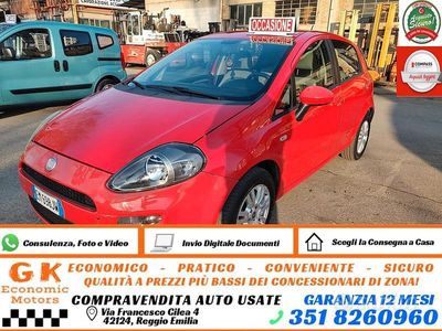 Usata Fiat Punto Easy 69 CV (50 kW) 2012 Rosso Utilitaria