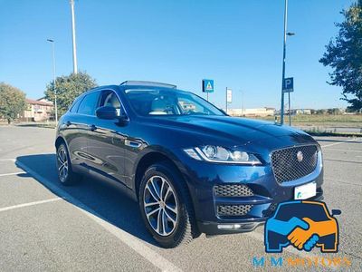Usata Jaguar F-Pace Portfolio 240 CV (176 kW) 2019 Blu SUV