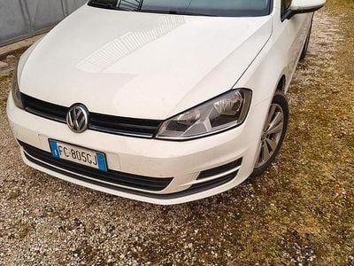 Usata VW Golf VII 110 CV (80 kW) 2016 Bianco Berlina