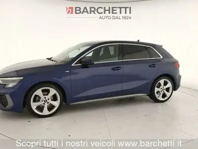 Usata Audi A3 Sportback S-Line 116 CV (85 kW) 2022 Blu Utilitaria