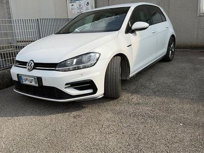 Usata VW Golf VII R-line 115 CV (84 kW) 2019 Bianco Berlina