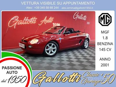 Usata MG F 145 CV (106 kW) 2001 Rosso Cabrio