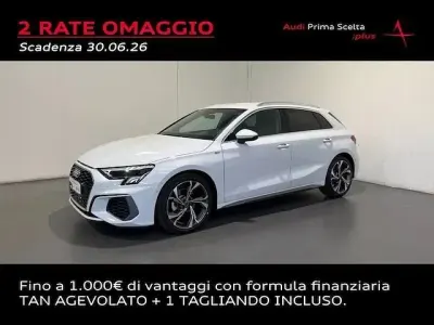 Usata Audi A3 S-Line 150 CV (110 kW) 2023 Bianco Berlina