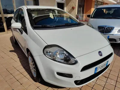 Usata Fiat Punto Lounge 75 CV (55 kW) 2014 Bianco Utilitaria