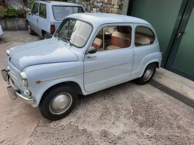 Usata Fiat 600D 1960 Blu Berlina
