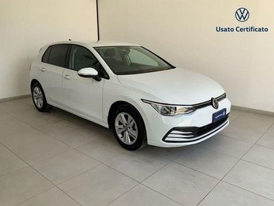 Usata VW Golf VIII Life 110 CV (80 kW) 2020 Bianco Berlina