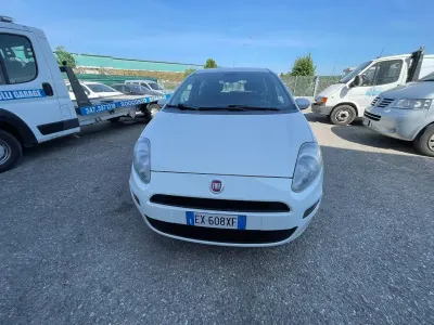 Brugt Fiat Punto Lounge 75 HK (55 kW) 2014 Hvid Hatchback