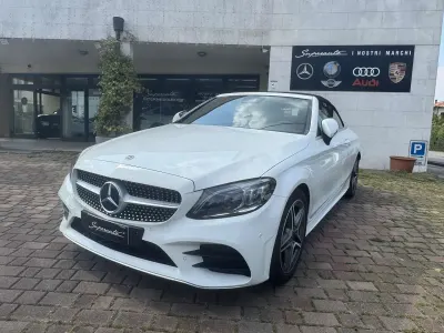 Usata Mercedes C220 Premium 194 CV (142 kW) 2023 Bianco Cabrio
