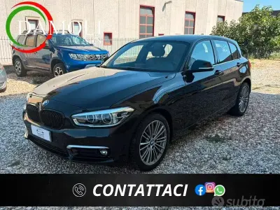 Usata BMW 116 Sport Line 116 CV (85 kW) 2019 Nero Utilitaria