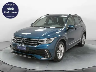 Usata VW Tiguan R-line 150 CV (110 kW) 2023 Blu/azzurro SUV