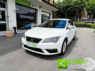 Usata Seat Leon Business 116 CV (85 kW) 2017 Bianco Berlina