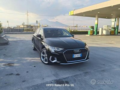 Usata Audi A3 Advanced 150 CV (110 kW) 2022 Nero Berlina