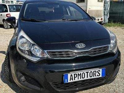 Usata Kia Rio LX 85 CV (62 kW) 2012 Nero Berlina