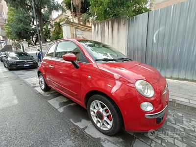Usata Fiat 500 100 CV (73 kW) 2009 Rosso Utilitaria