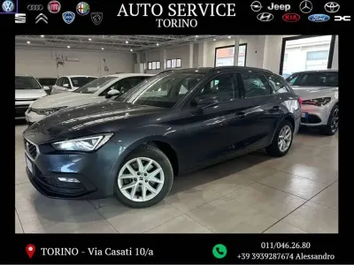 Usata Seat Leon Business 150 CV (110 kW) 2021 Grigio scuro Station wagon