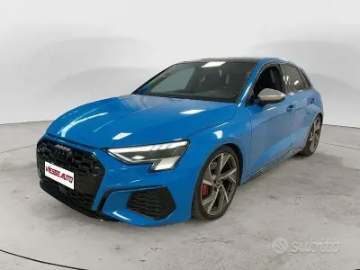 Usata Audi S3 Sport 310 CV (228 kW) 2022 Blu ascari Berlina
