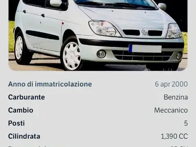 Usata Renault Scénic 95 CV (69 kW) 2000 Grigio Monovolume