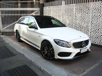 Usata Mercedes C43 AMG AMG 367 CV (269 kW) 2017 Bianco perla Station wagon