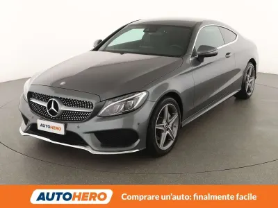 Usata Mercedes C220 Premium 170 CV (125 kW) 2017 Grigio Coupé