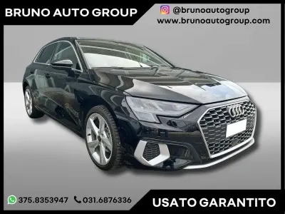 Usata Audi A3 Advanced 150 CV (110 kW) 2020 Nero Berlina