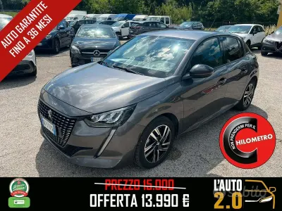 Usata Peugeot 208 Allure 102 CV (75 kW) 2022 Grigio Utilitaria