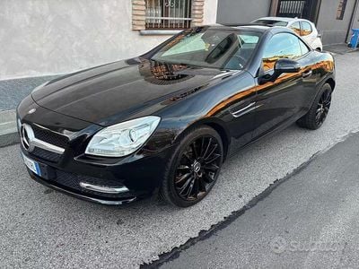 Usata Mercedes SLK200 184 CV (135 kW) 2015 Nero Cabrio