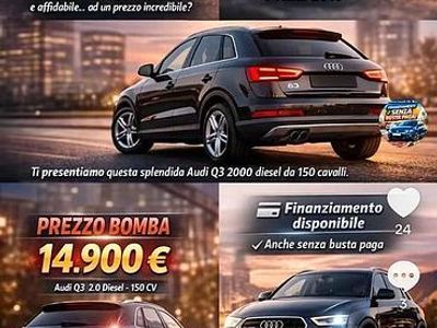 Brugt Audi Q3 Comfort 150 HK (110 kW) 2016 Sort SUV