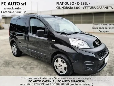Usata Fiat Qubo Lounge 80 CV (58 kW) 2017 Nero Monovolume