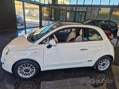 Usata Fiat 500 69 CV (50 kW) 2011 Bianco Cabrio