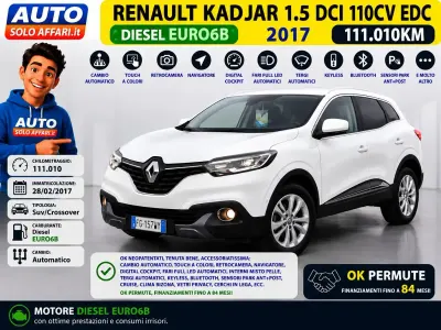 Usata Renault Kadjar 110 CV (80 kW) 2017 Bianco SUV