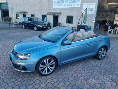 Usata VW Eos 140 CV (102 kW) 2011 Bluazzurro Cabrio
